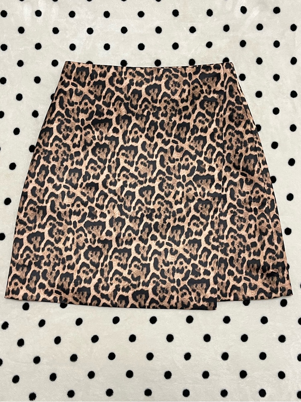 J. Crew Leopard Print Wrap Skirt Size 2